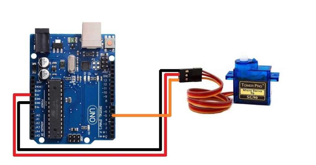 SG90 Continuous Rotation 360 Degree Servo Motor - Shokitech