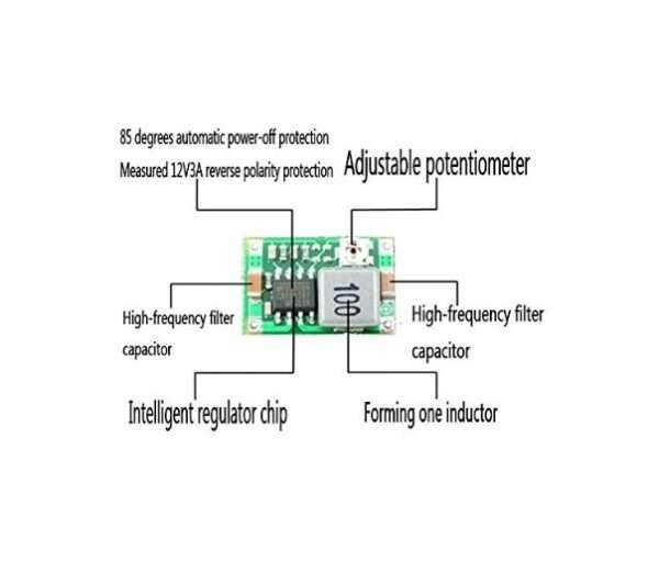 thumbnail image 2 of 10x Mini 360 Buck Converter Modules – Step Down DC Power Supply –  UK Seller, Fast Shipping 2 of 5