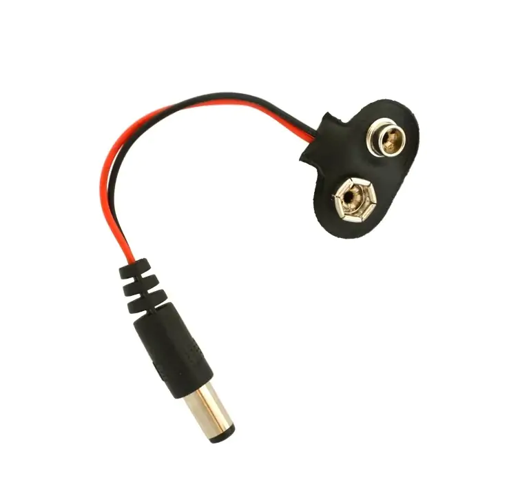 9V Battery Snap Power Connector – DC Adapter for Arduino
