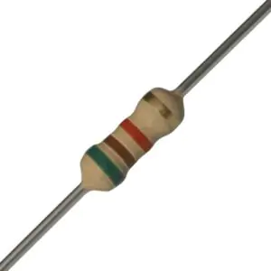 5.1K Ohm Carbon Film Resistors – 0.25W Precision (Pack of 100)