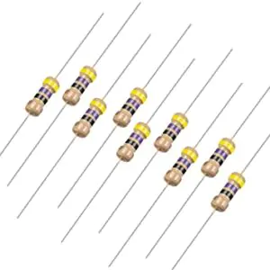 47 Ohm Carbon Film Resistors – 0.25W Precision (Pack of 100)