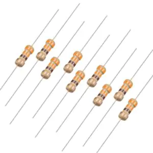330 Ohm Carbon Film Resistors – 0.25W Precision (Pack of 100)