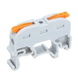 PCT-211 Quick Wire Connector Terminal – Guide Rail Spring Lever Block for 0.08–4mm² Cables
