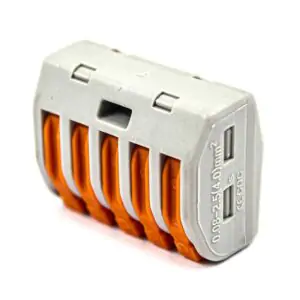 PCT-215 0.08-2.5mm 5 Pole Wire Connector Terminal Block – Spring Lock Lever Terminal