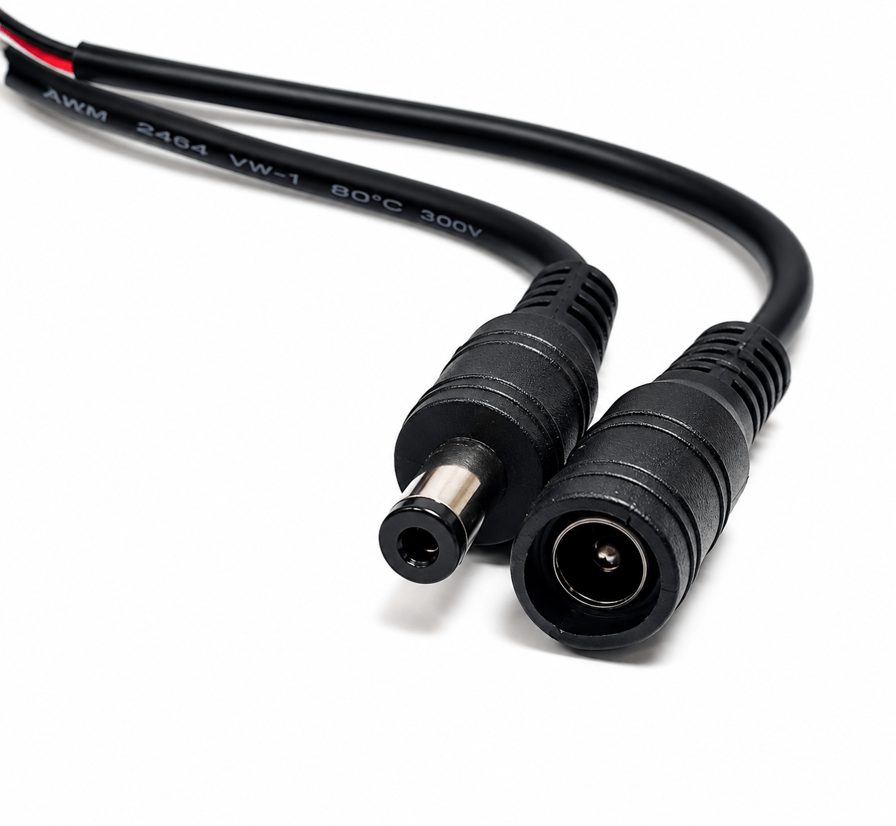 5mm DC Jack Male-Female Pair Connector with Wire – 3V to 24V Adapter Cable