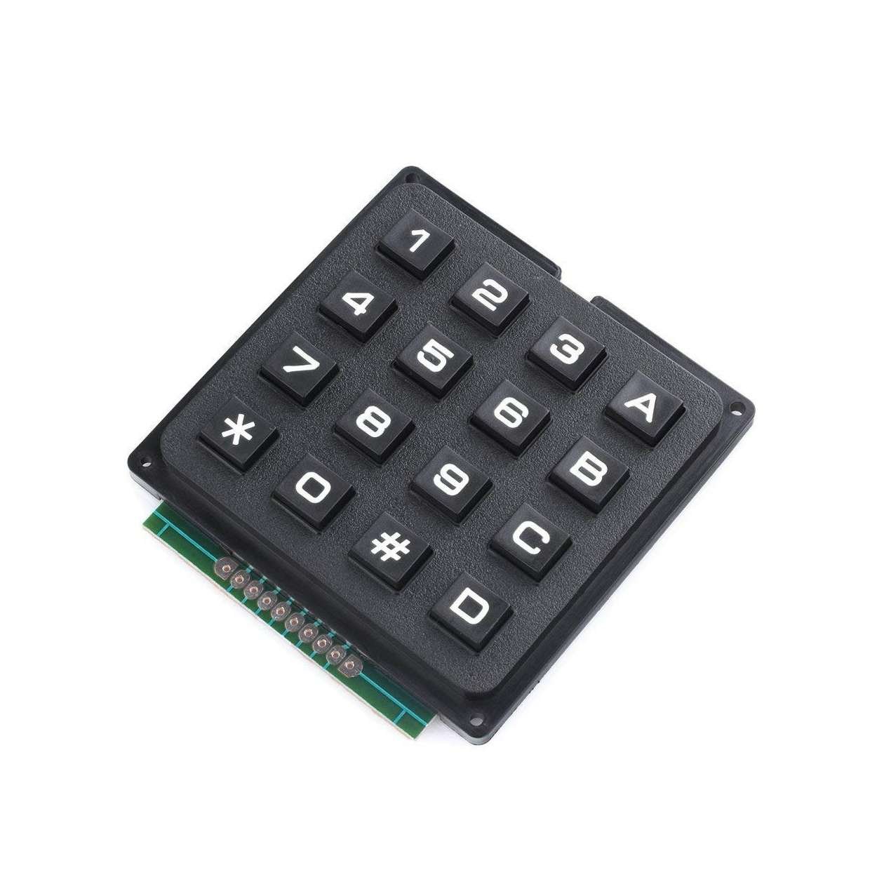 16-Button Matrix Film Keyboard For Arduino – Keypad Control Panel