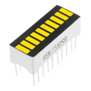 Yellow 10 Segment LED Display