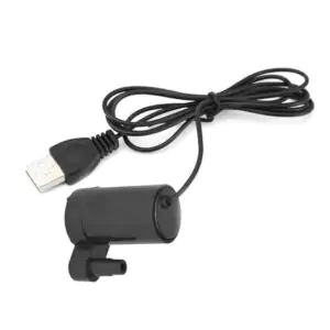 Vertical 5V Black Mute Sounds Mini Submersible Pump with USB