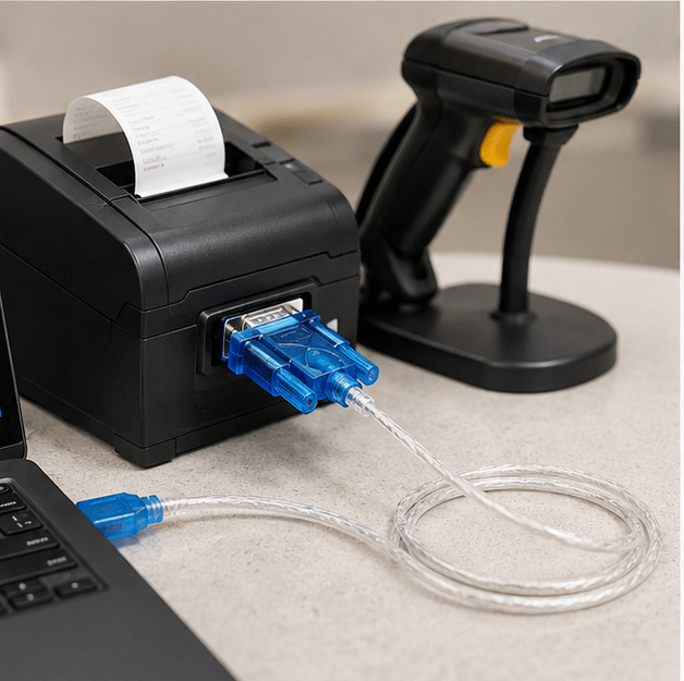 HL-340 USB Serial Port to Nine Serial Lines