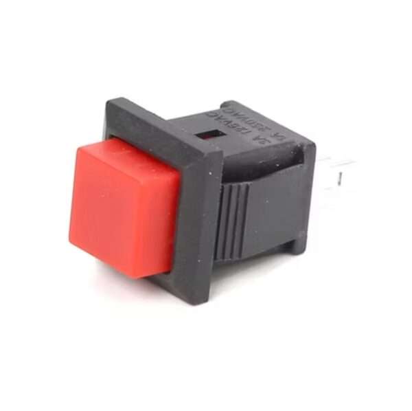 Red Square OFF-ON Push Button
