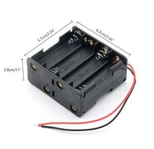 4 x AA Battery Holder Box Without Cover