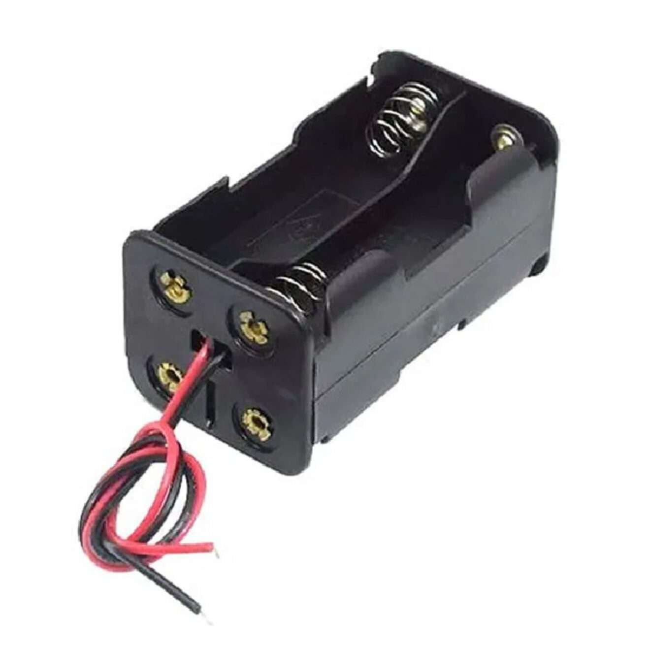 Plastic Battery Holder Case For 4 X AA Batteries With Wire Leads - 6.0V Storage Box 9 thumbnail image