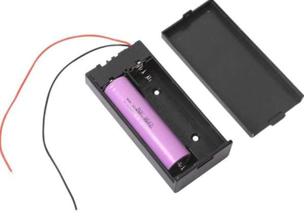 18650 x 2 Battery Holder with Cover