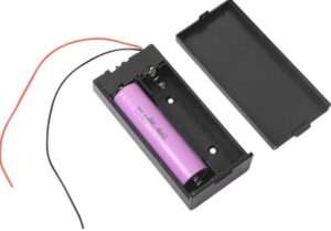 18650 x 2 Battery Holder with Cover