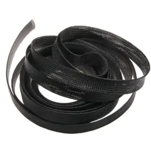 12mm Expandable Braided Wire Sleeve – Nylon Cable Protection Sleeve, 2M Length