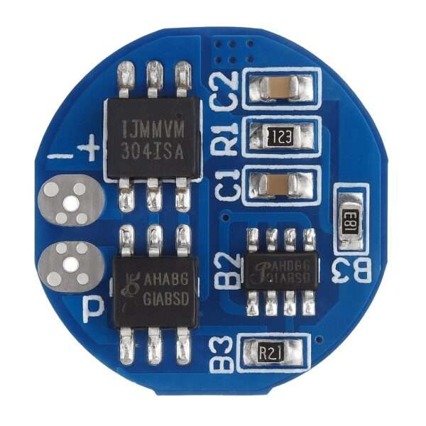 HX-2S-A2 Circular 2S 8.4V BMS – Lithium Battery Protection Board for 18650 Cells