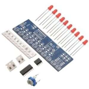 NE555 + CD4017 Water Flowing Light LED Module DIY Kit at Shokitech