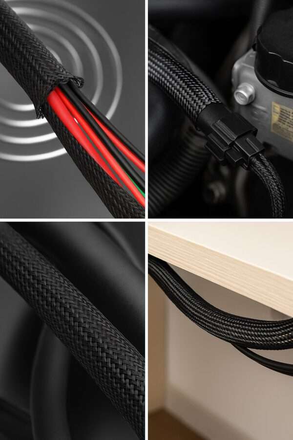 Nylon Expandable Braided Sleeve for Wire Protection_4