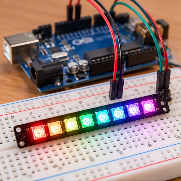 WS2812 5050 RGB LED Bar Module