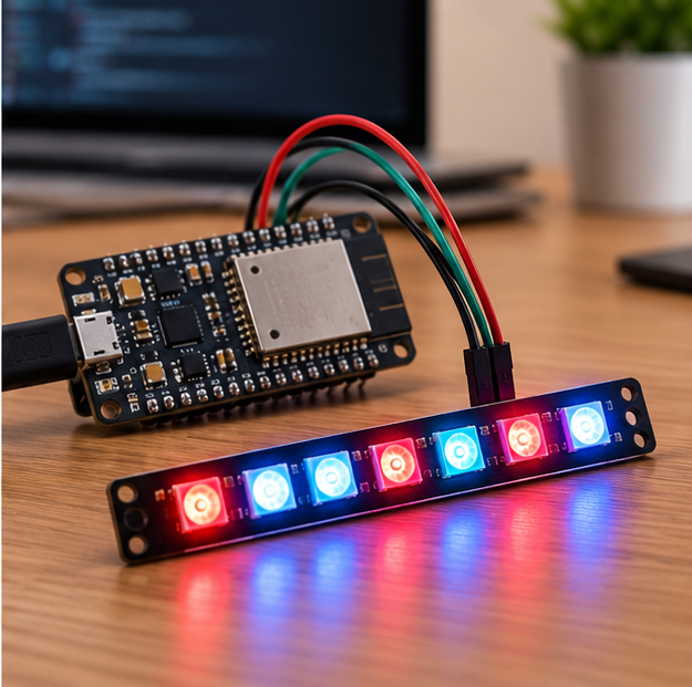 WS2812 5050 RGB LED Bar Module