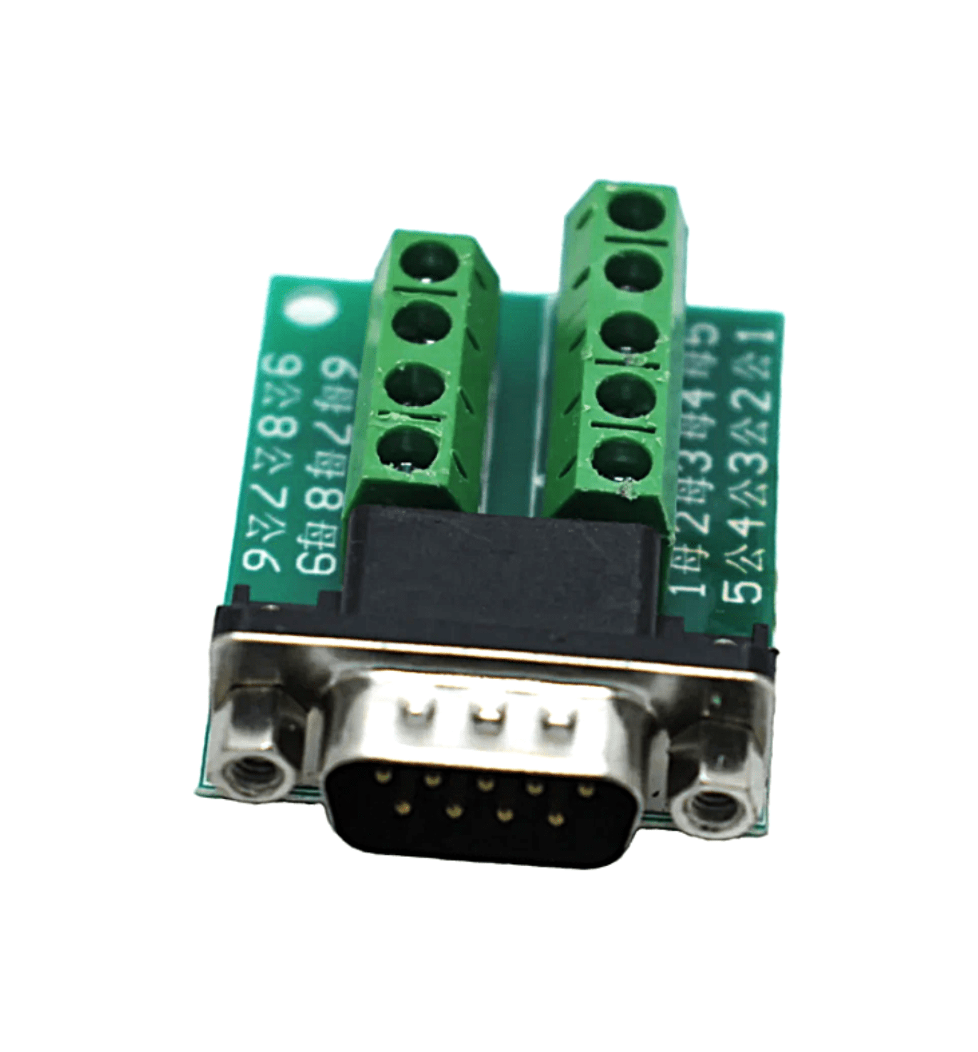 Serial DB9 RS232485 9 pin Termina Male Nut
