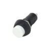 White PBS-11B 12mm Push Button