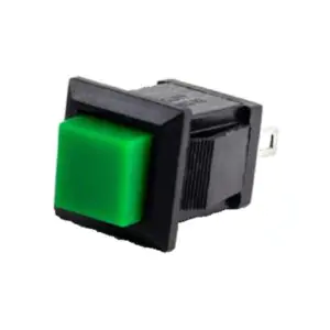 Green 10mm Push Button Switch by Shokitech