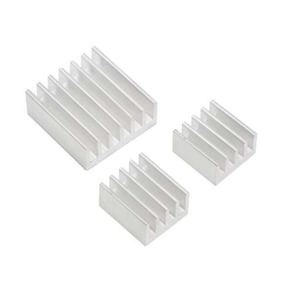 Raspberry Pi 3-4 Cooling Set 3 in 1 Aluminum Heat Sink (1)