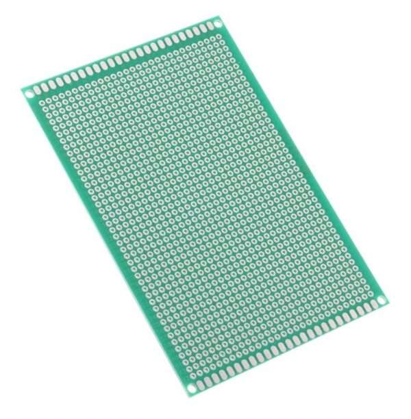 Universal PCB Prototype Board 8x12cm with 2.54mm Hole Pitch