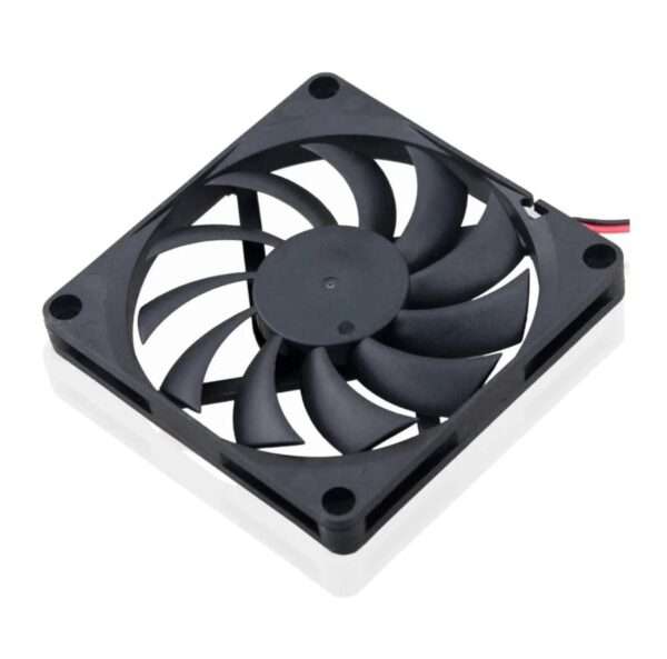 12V DC 8010 Cooling Fan with XH2.54-2P 30CM Cable, 80x80x10MM