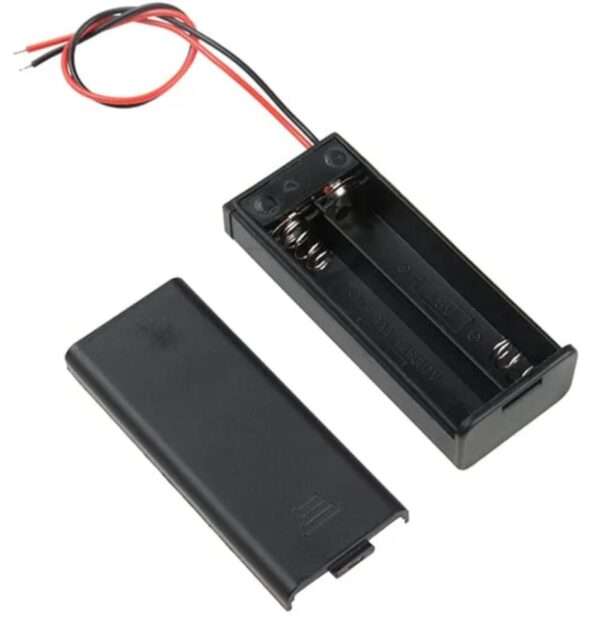 2 x AAA Battery Holder with Cover and On/Off Switch