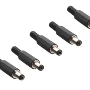 DC Power Connector Male (Pack of 5) for Power Supplies