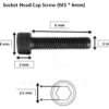 M3 x 6mm High Tension Allen Socket Head Cap Screw - Image 2