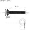 M3x30mm High Tension Allen Socket Countersunk Screw - Image 2