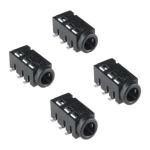 3.5 mm Audio Jack Female TRRS (SMD)-4Pcs at Shokitech