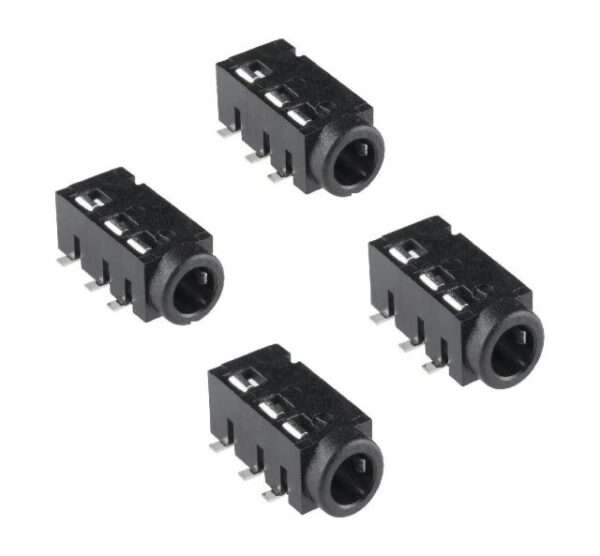 3.5 mm Audio Jack Female TRRS (SMD)-4Pcs at Shokitech