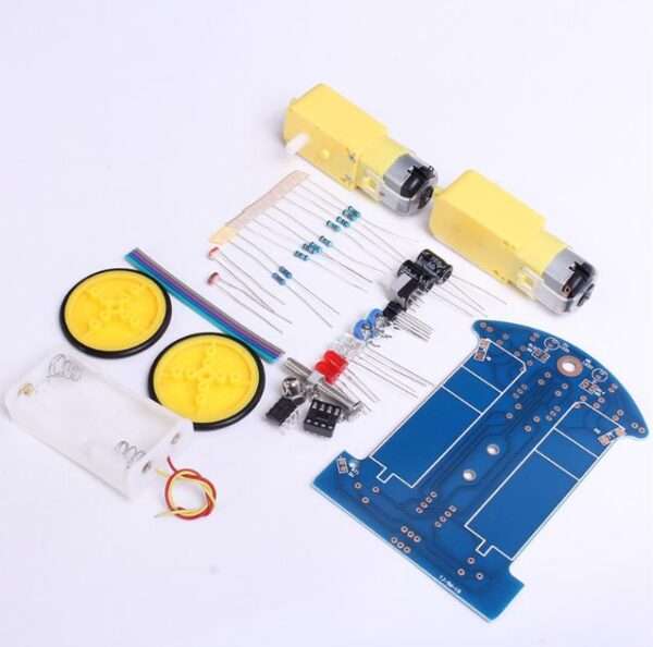 DIY D2-1 Intelligent Line Follower Tracing Car Kit