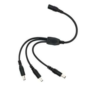 DC5.5 x 2.1 connector, one to three control extension cord, tap DC line at Shokitech