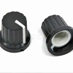 Potentiometer Knob Rotary Switch Cap Black Color at Shokitech