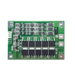 3 Series 40A 18650 Lithium Battery Protection Board 11.1V 12.6V 3S Li-ion BMS Module with Balance