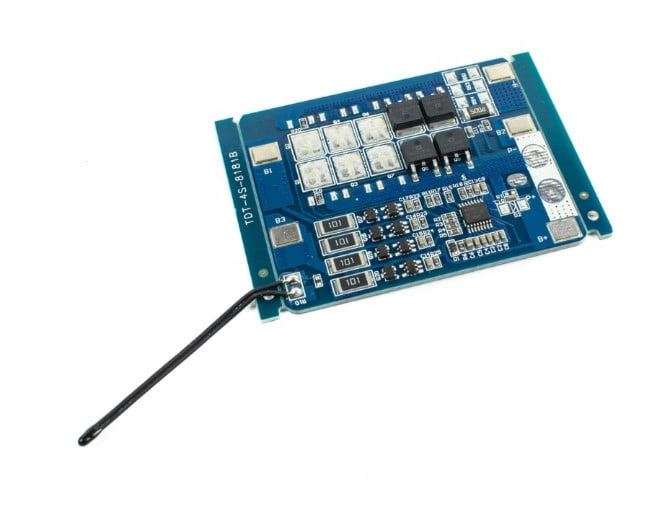 4S 10A BMS for LFP with Balancing - 12.8V LiFePO4 Battery Management System