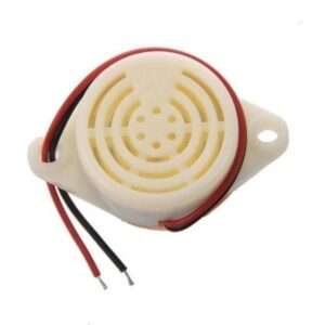 Continuous Sound Electronic Active Buzzer SFM-27 - DC 3-24V, 95dB Alarm Beeper with Wires at Shokitech