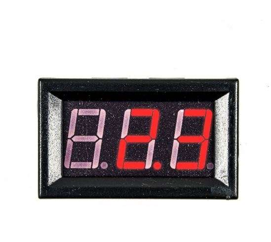 Red 0.56inch AC220V Two Wire AC Voltmeter- (1)