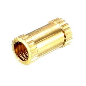 M4 x 10 Brass Threaded Inserts Nut