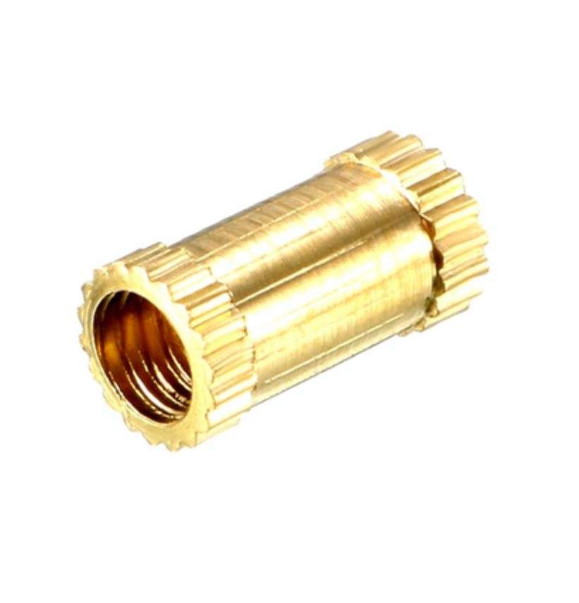 M6 x 12 Brass Threaded Inserts Nut