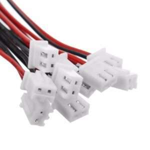 XH2.54mm 2Pin Single headed Wire 1007 26AWG 20cm with Connector Plug