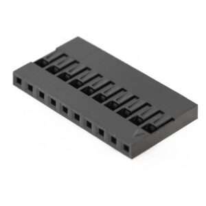 1x7P Dupont Housing Connector, 2.54mm Pitch, Plastic Housing Only