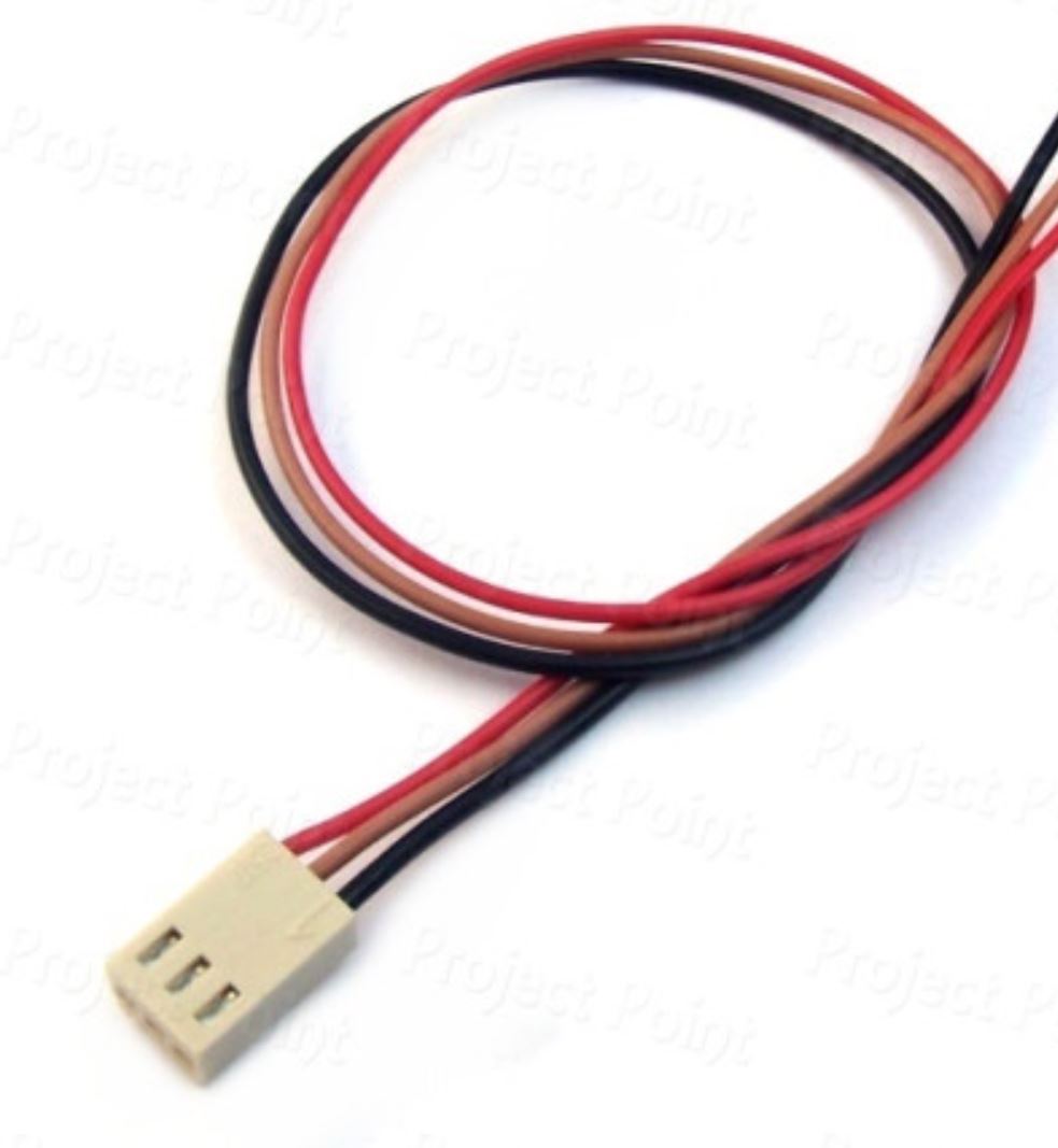 3 Pin Relimate Cable Connector Female –2.54mm Pitch 30cm